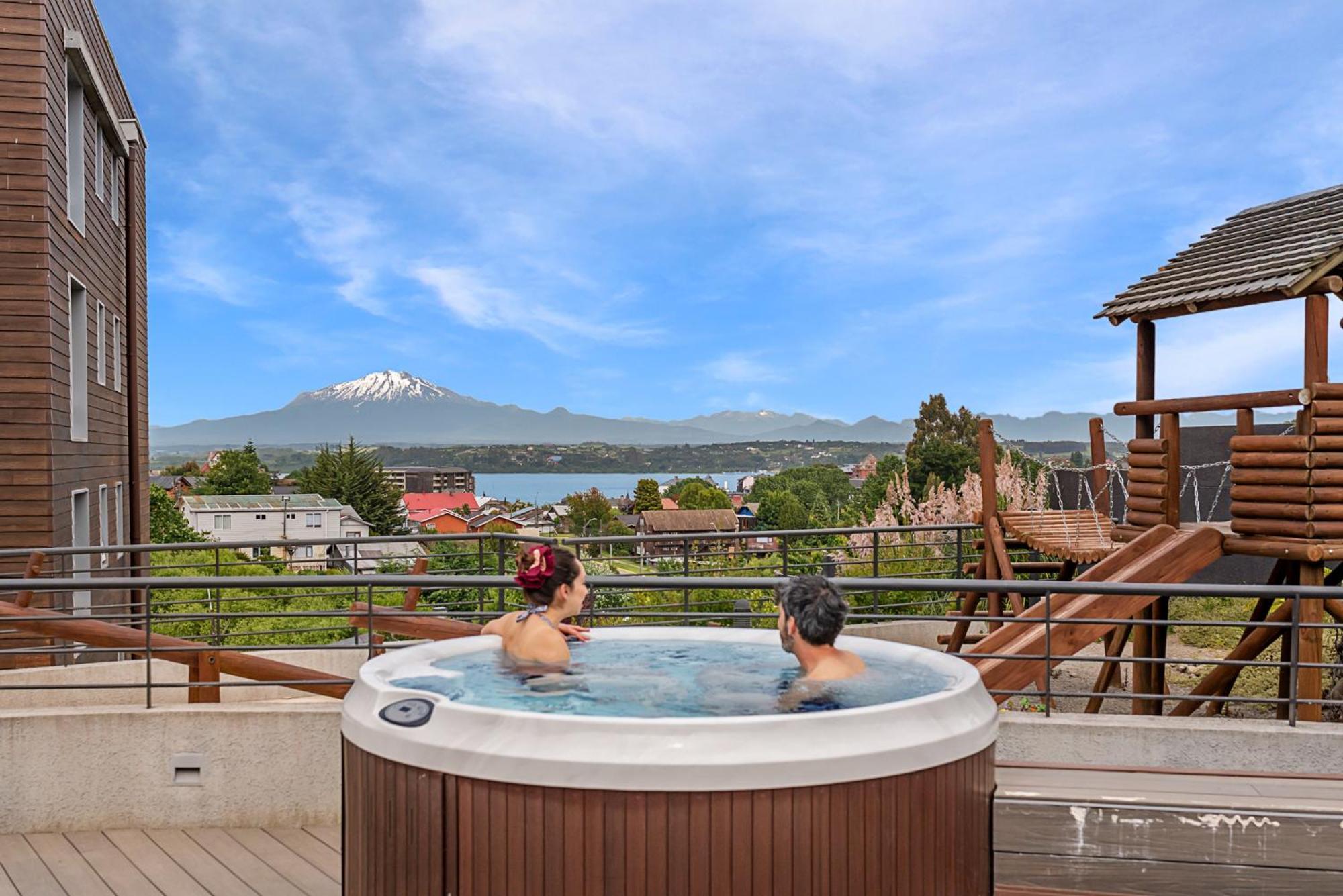 Exquisito Depa Con La Mejor Vista Al Lago Y Tinaja ปูแอร์โตบารัส ภายนอก รูปภาพ