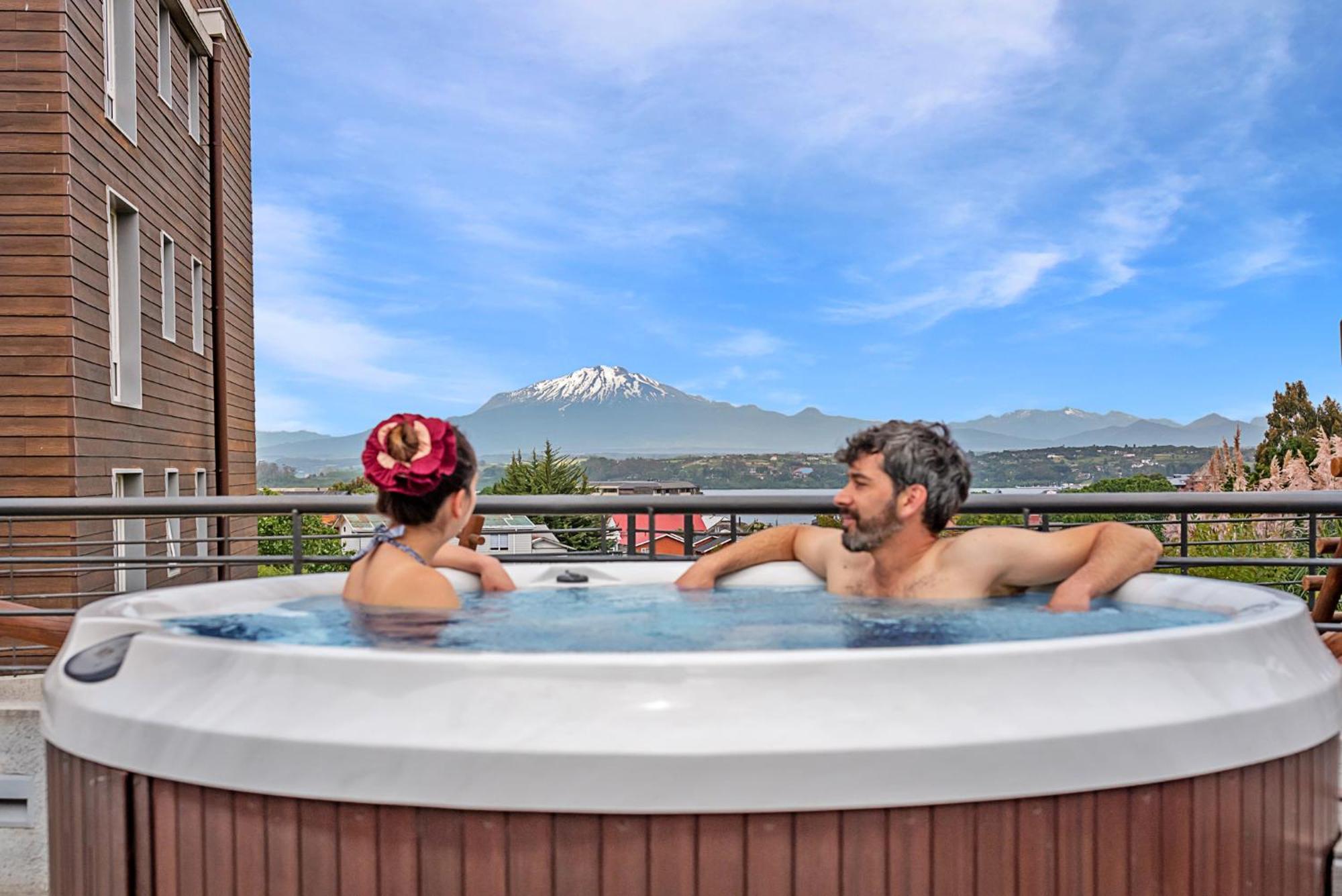 Exquisito Depa Con La Mejor Vista Al Lago Y Tinaja ปูแอร์โตบารัส ภายนอก รูปภาพ