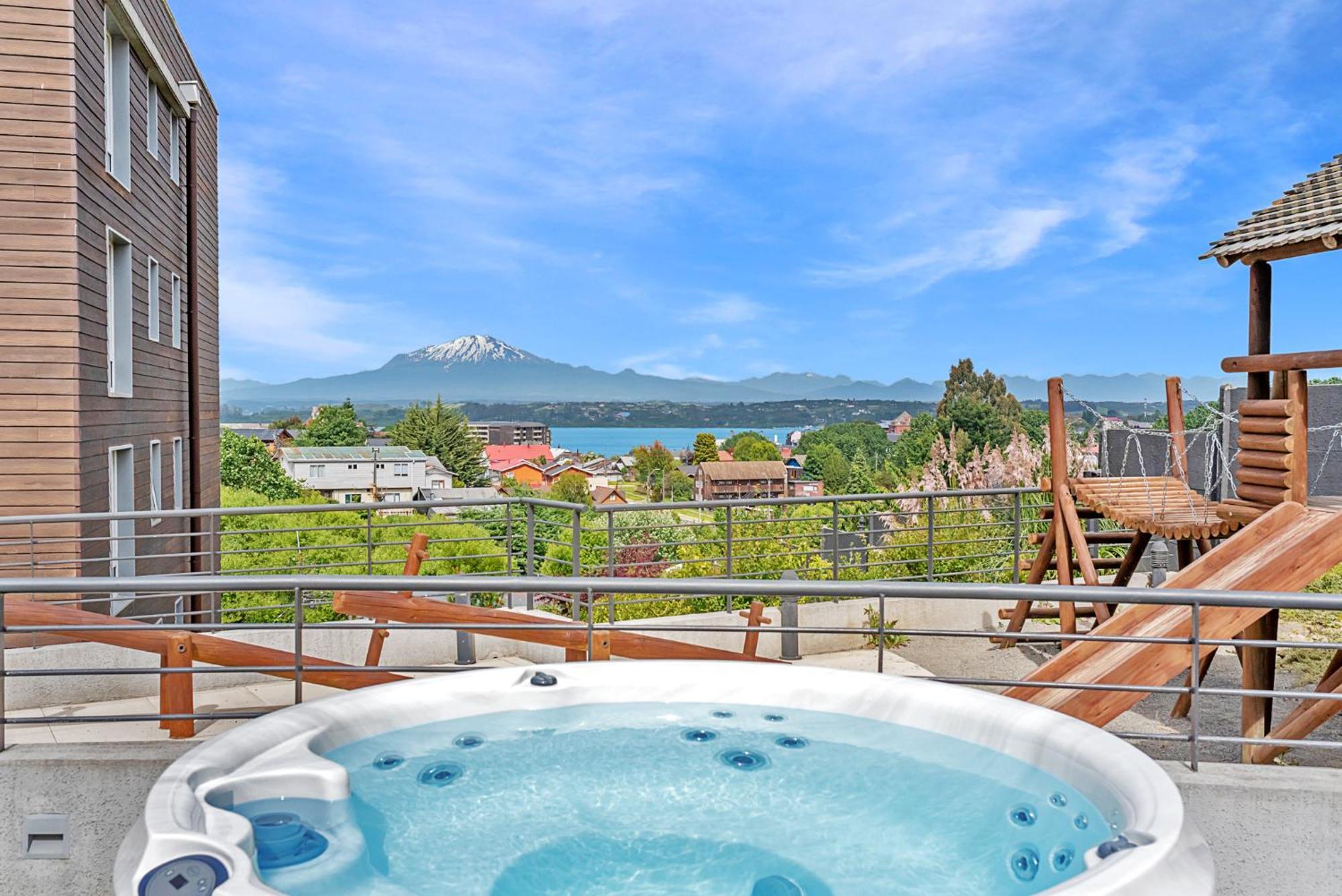 Exquisito Depa Con La Mejor Vista Al Lago Y Tinaja ปูแอร์โตบารัส ภายนอก รูปภาพ